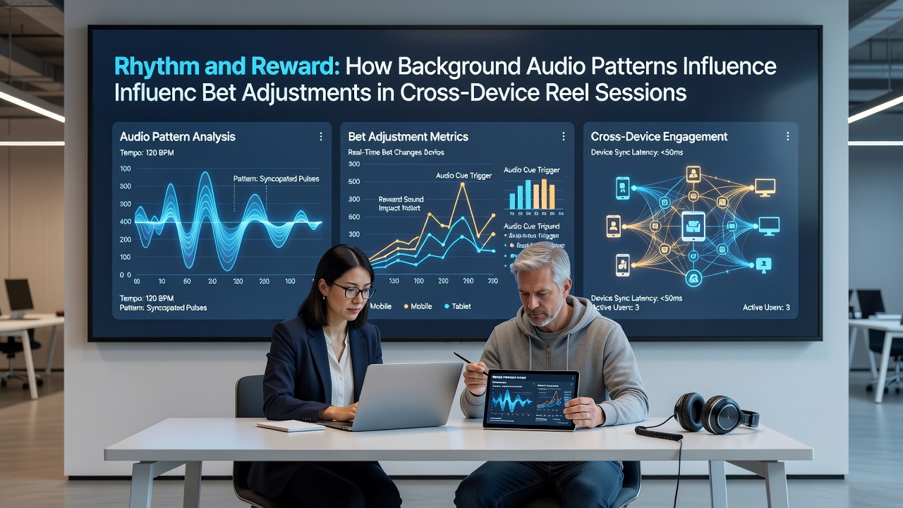Side-by-side comparison of audio waveform overlays on mobile versus desktop reel interfaces