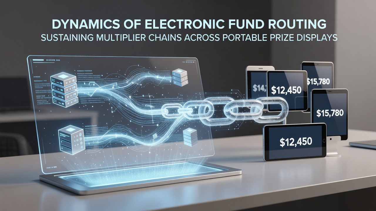 Mobile prize display interface showing active multiplier chain progression